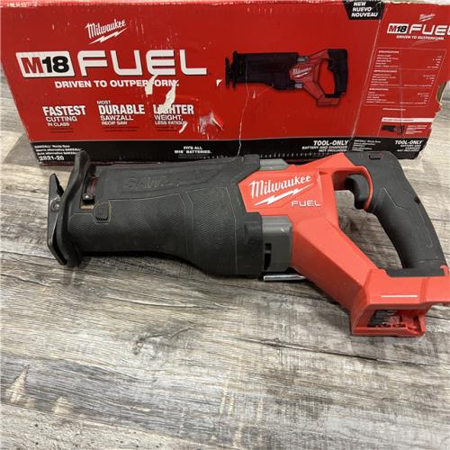 AS-IS Milwaukee M18 Fuel Sawzall Brushless Cordless Reciprocating Saw - No Charger, No Battery, Bare Tool Only