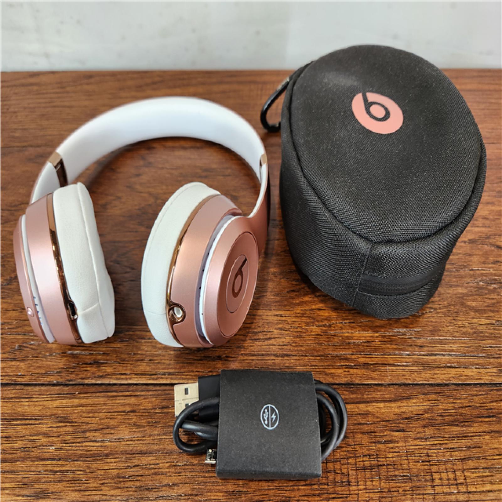 AS-IS Beats Solo3 Wireless On the Ear Headphones - Rose Gold