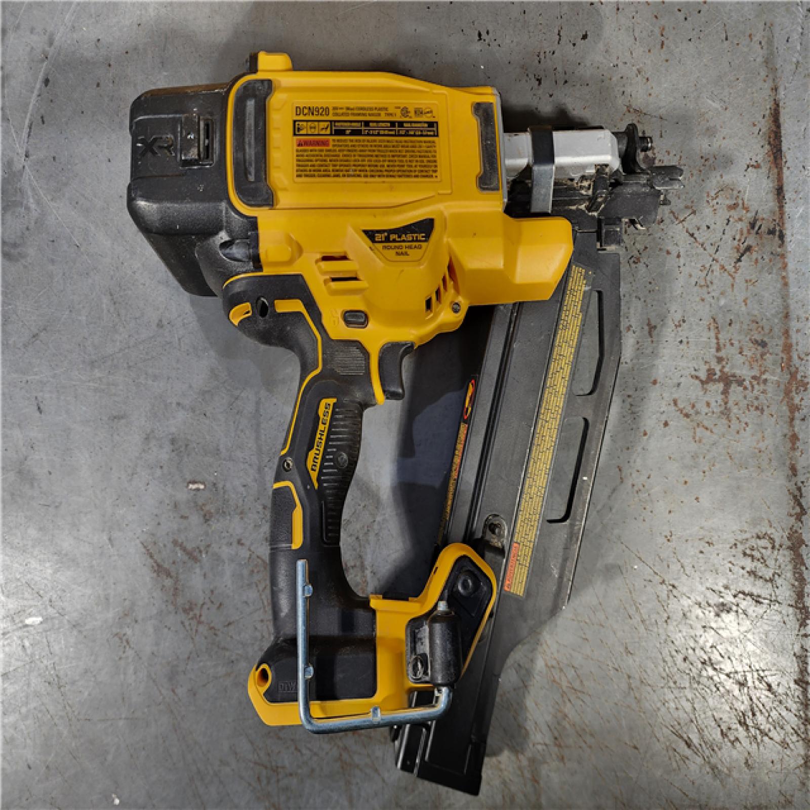 HOUSTON LOCATION - AS-IS DEWALT 20-Volt 21Â° Cordless Framing Nailer (Tool-Only)