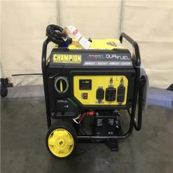 California AS-IS Champion 4550/3650-Watt Electric Start Gas and Propane Dual Fuel Powered RV Ready Portable Generator