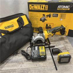 AS-IS DeWalt 20V MAX ATOMIC with POWERSTACK 4-1/2 in. Cordless Brushless Circular Saw Kit (Battery & Charg