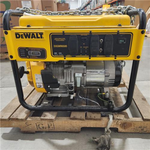 Dallas Location - As-Is Dewalt DXGNR6500 6500 Watt 389cc Portable Gas Generator