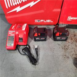 HOUSTON LOCATION - AS-IS Milwaukee M18 FUEL 18V Lithium-Ion Brushless Cordless Hammer Drill and Impact Driver Combo Kit (2-Tool) with 2 Batteries