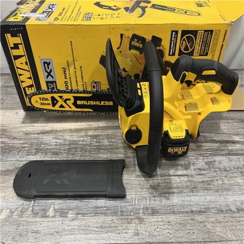 AS-IS DEWALT 20V MAX 12in. Brushless Cordless Battery Powered Chainsaw (Tool Only)