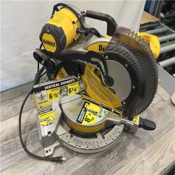 AS-IS DeWalt 15 Amp Corded 12 in. Compound Double Bevel Miter Saw