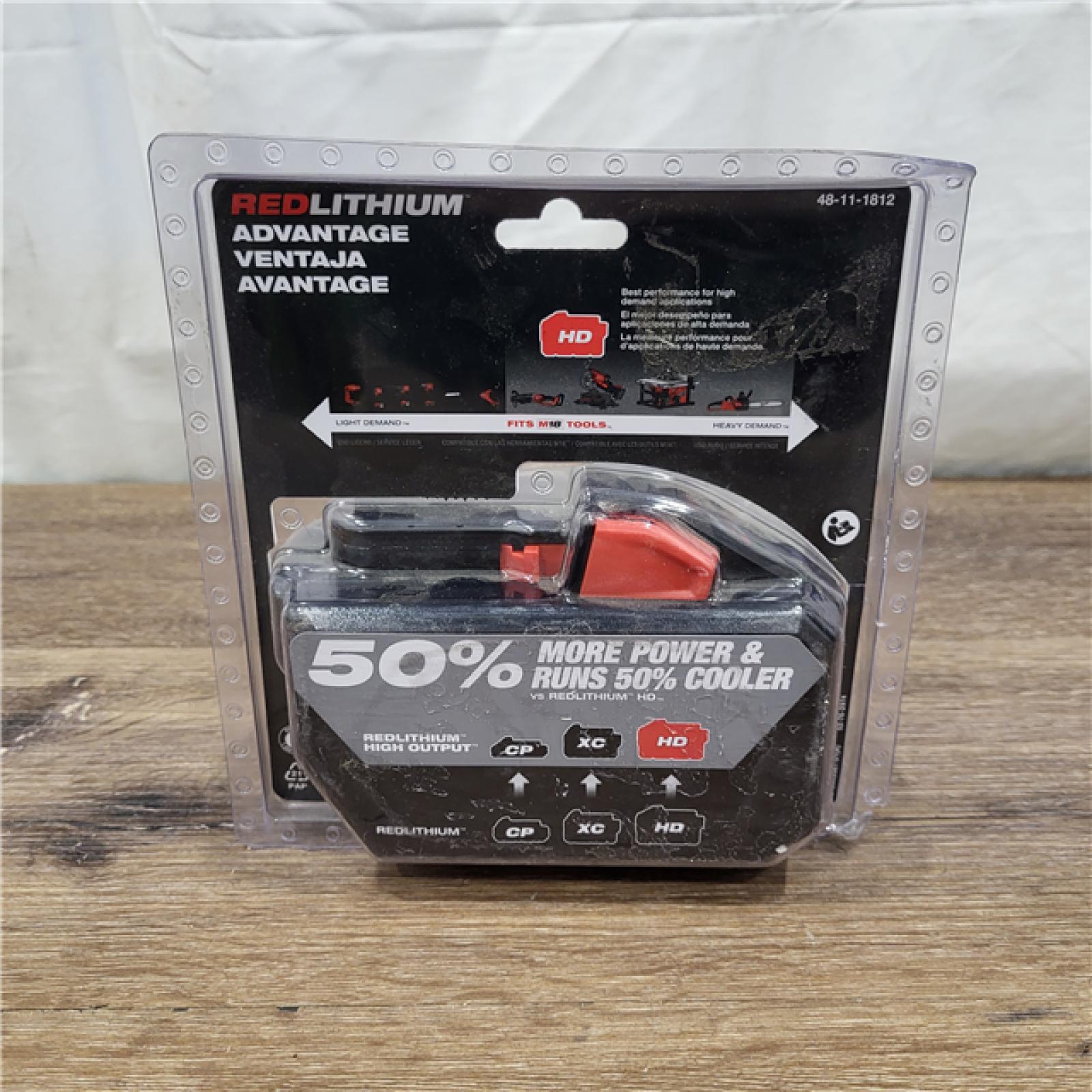 NEW Milwaukee M18 18-Volt Lithium-Ion XC Extended Capacity 5.0Ah Battery Pack