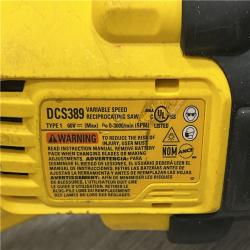 AS-IS DeWalt DCS389B FLEXVOLT 60V MAX Cordless Brushless Reciprocating Saw (Tool-Only)