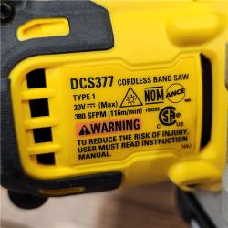 AS-IS DEWALT ATOMIC 20V MAX Cordless Brushless Compact 1-3/4 in. Bandsaw (Tool Only)