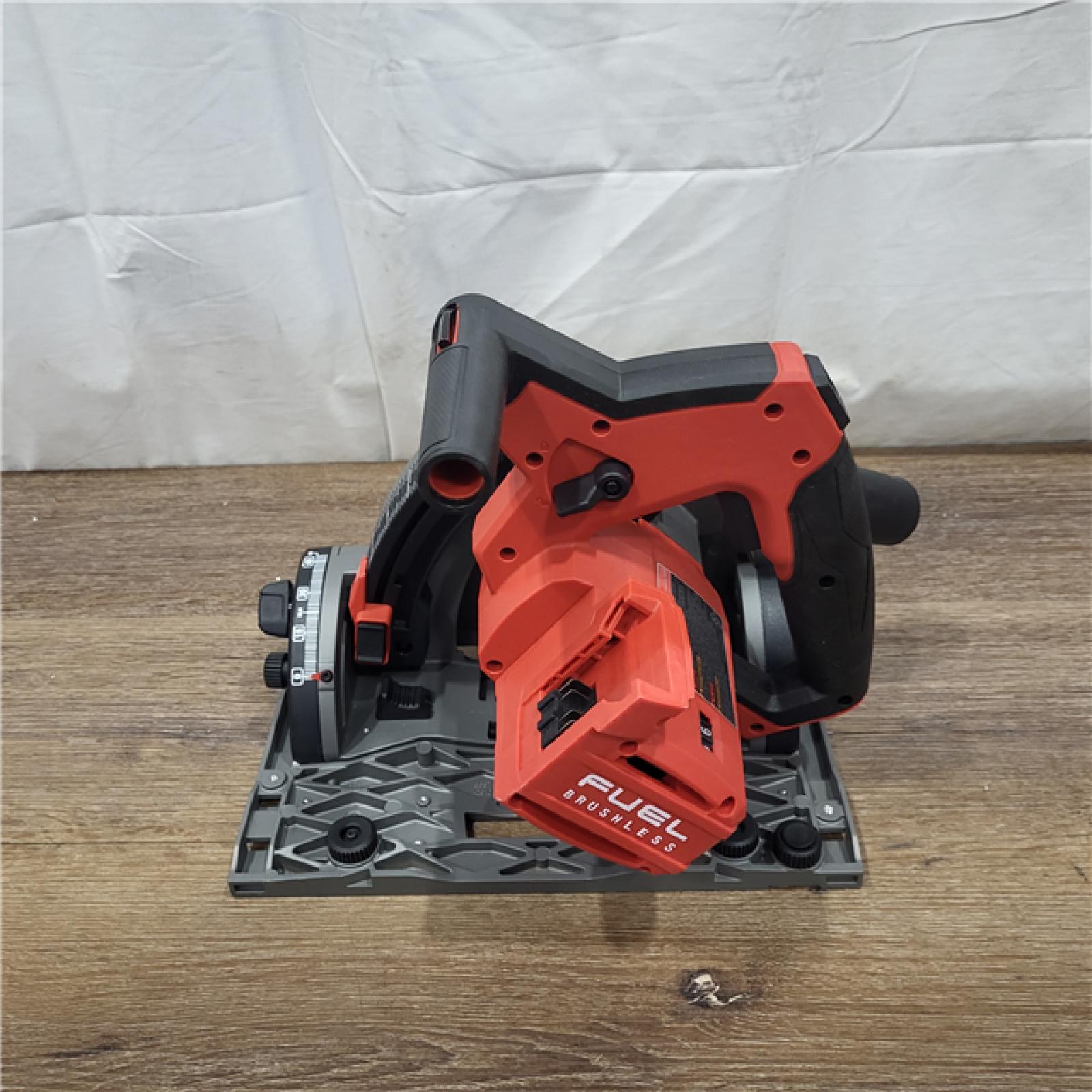 AS-IS Milwaukee M18 FUEL 18V Lithium-Ion Cordless Brushless 6-1/2 in. Plunge Cut Track Saw (Tool-Only)