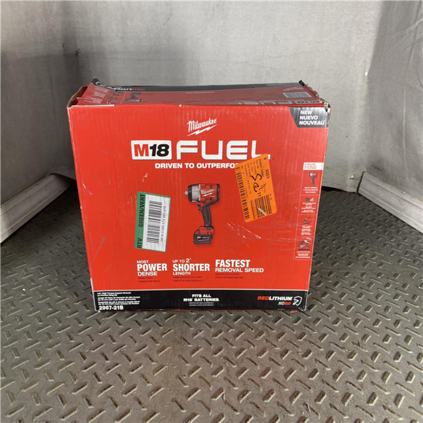 HOUSTON LOCATION - AS-IS Milwaukee M18 FUEL 1/2 High Torque Impact Wrench with Friction Ring Kit