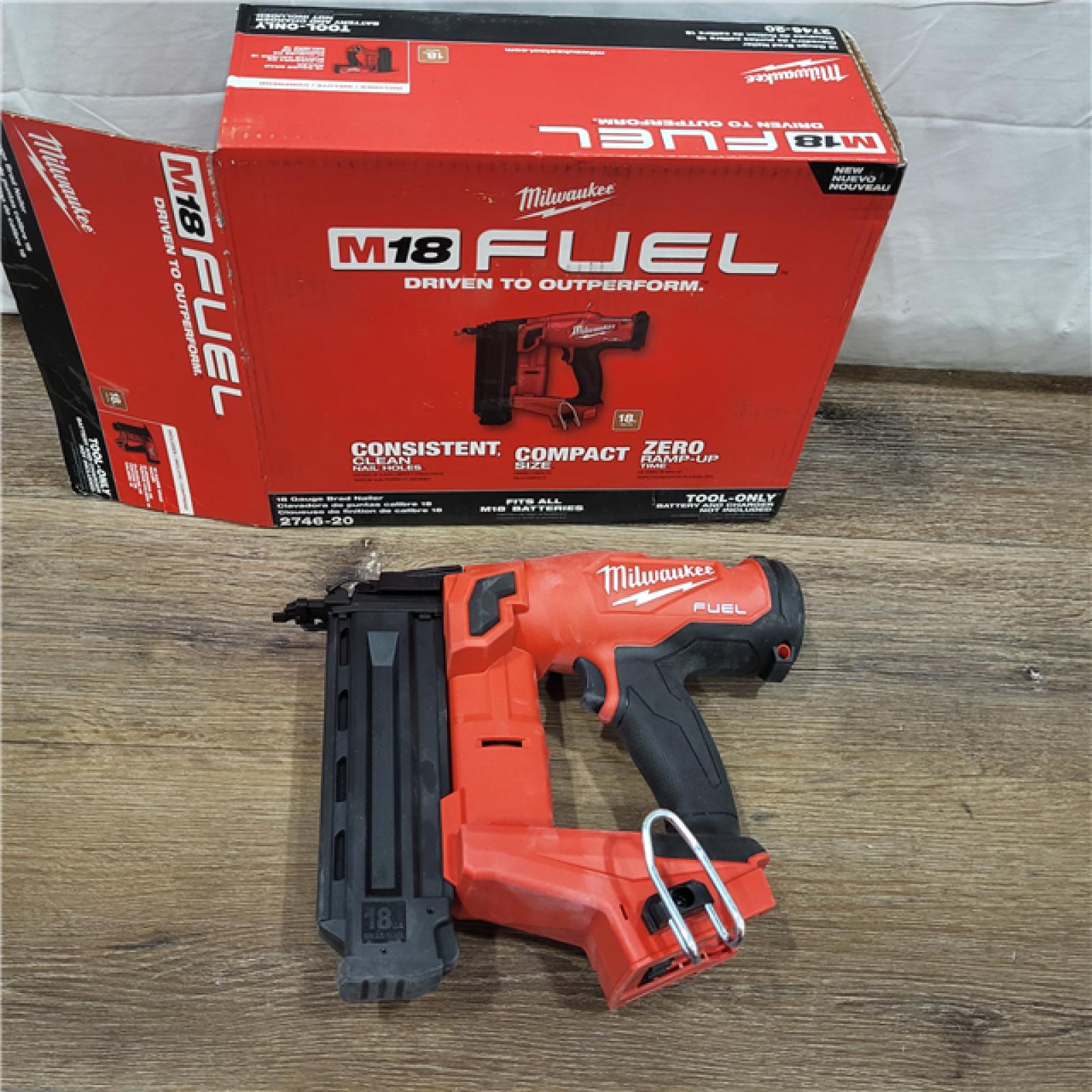 AS-IS Milwaukee M18 FUEL 18 Gauge Brad Nailer