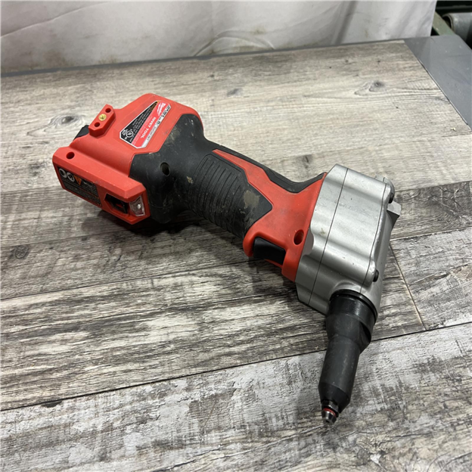 AS-IS MILWAUKEE M12 12-Volt Lithium-Ion Cordless Rivet Tool (Tool-Only)