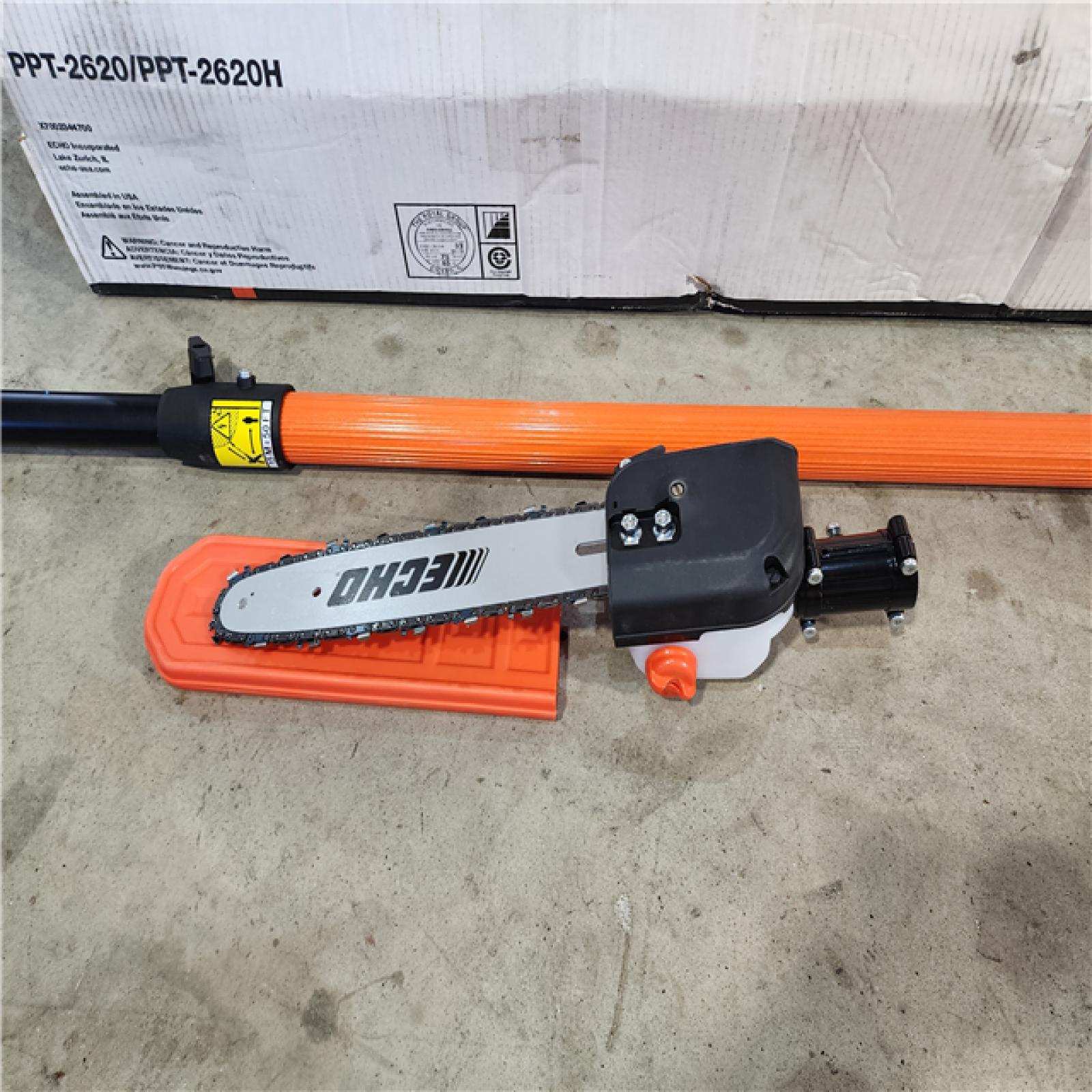 HOUSTON LOCATION - AS-IS 12 in. 25.4 Cc Gas 2-Stroke X Series Telescoping Power Pole Saw with in-Line Handle and Shaft Extending to 12.1 Ft.