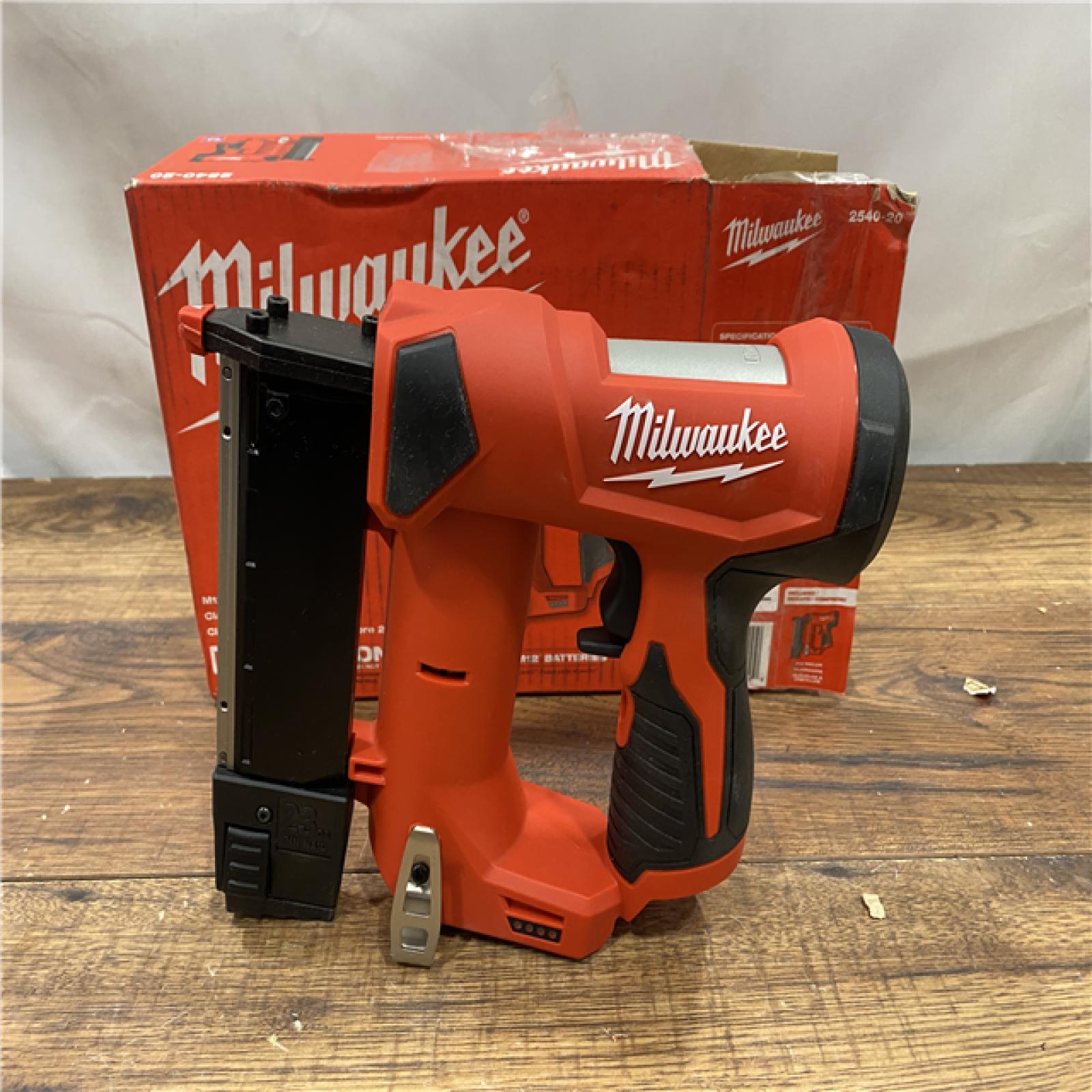 AS IS Milwaukee 2540-20 12V 23 Gauge Cordless Pin Nailer (Tool Only)