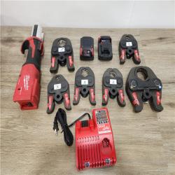 Phoenix Location Good Condition Milwaukee M18 18-Volt Lithium-Ion Brushless Cordless FORCE LOGIC Press Tool Kit with 1/2 in. - 2 in. Jaws Kit (6-Jaws Included) 2922-22