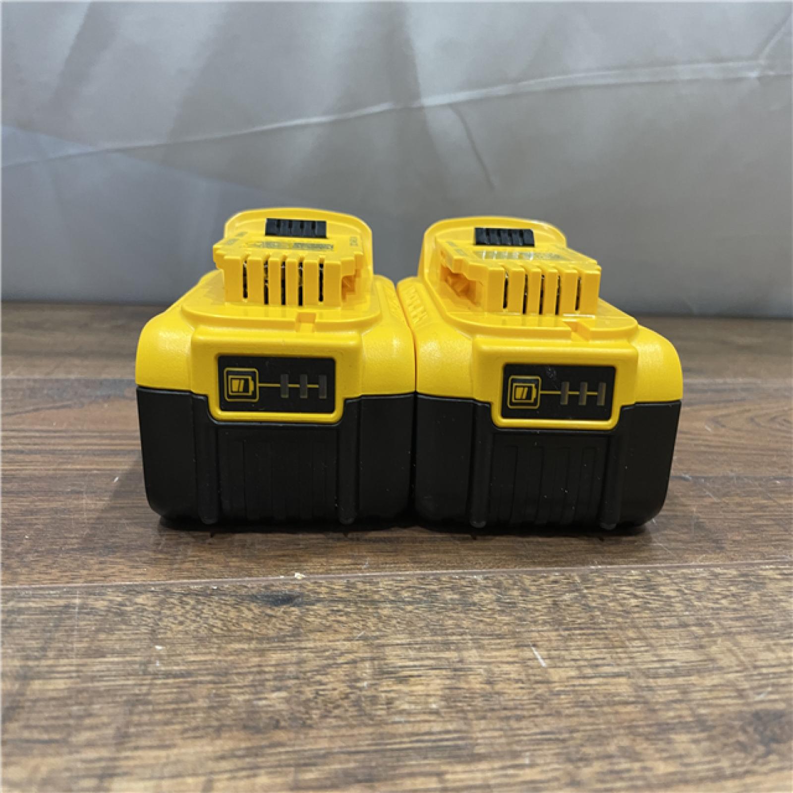 AS-IS DEWALT 20V MAX XR Premium Lithium-Ion 5.0Ah Battery Pack (2 Pack)