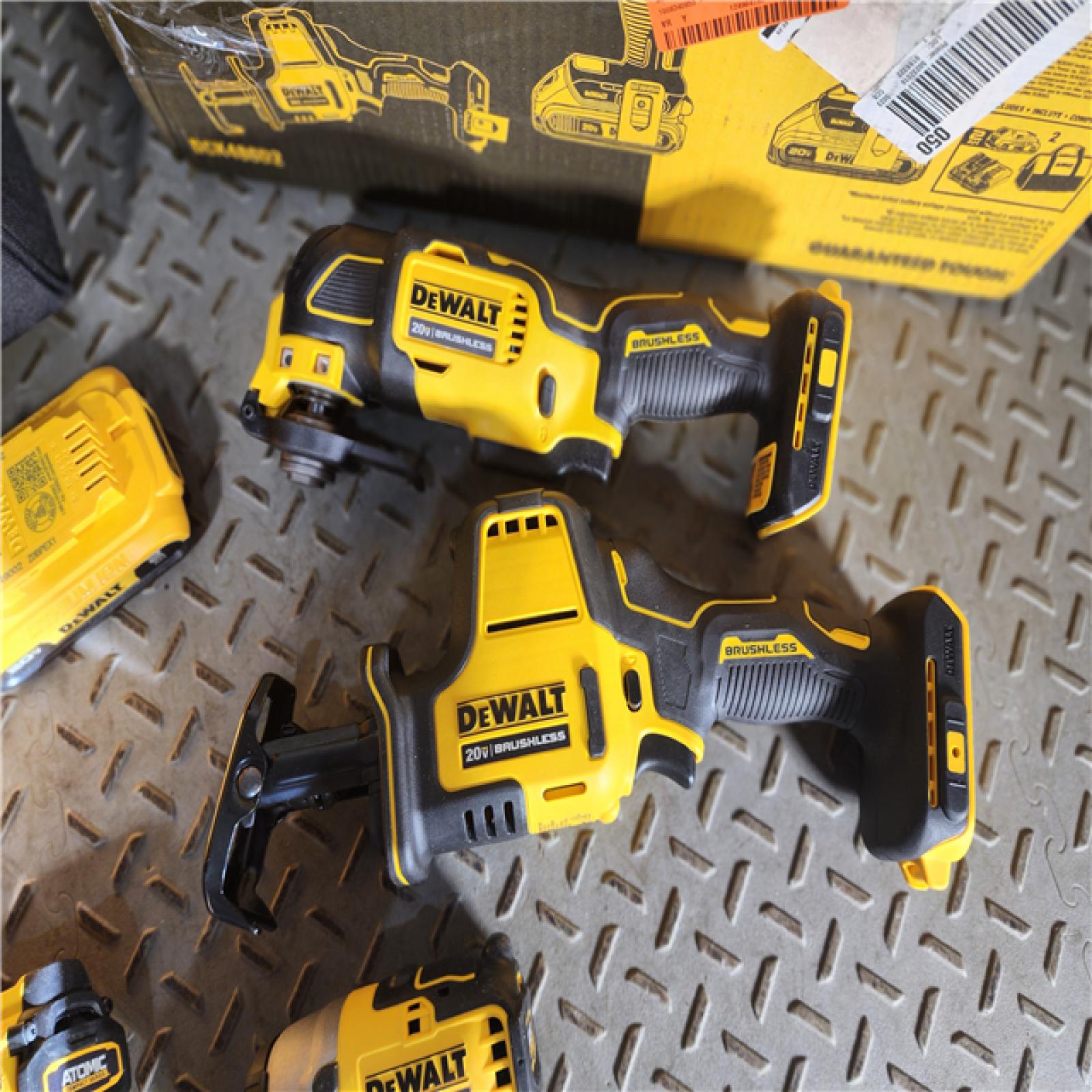 HOUSTON LOCATION - AS-IS (APPEARS LIKE NEW) DEWALT 20V MAX* XR 4-Tool Combo Kit