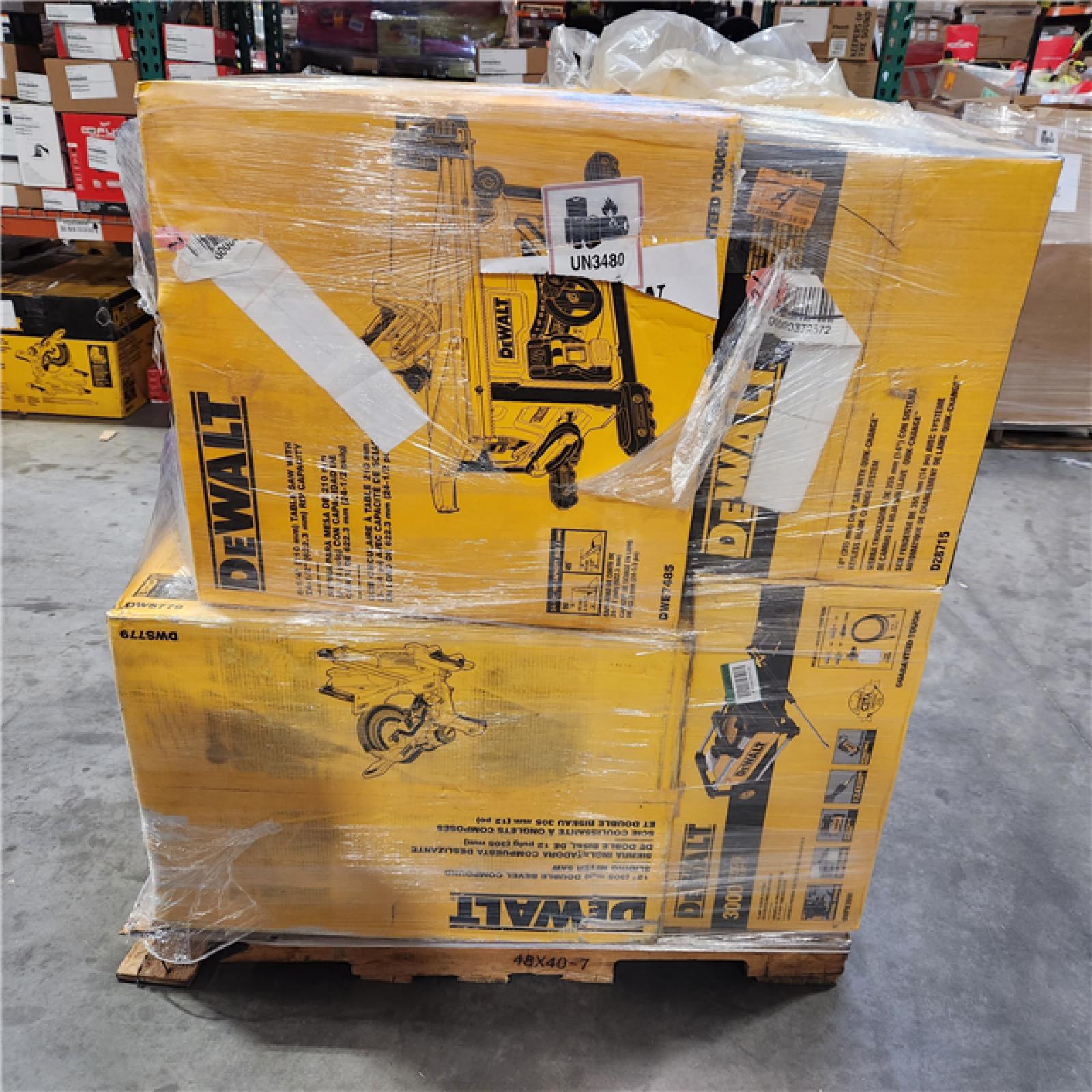 Dallas Location - As-Is DEWALT Tool Pallet