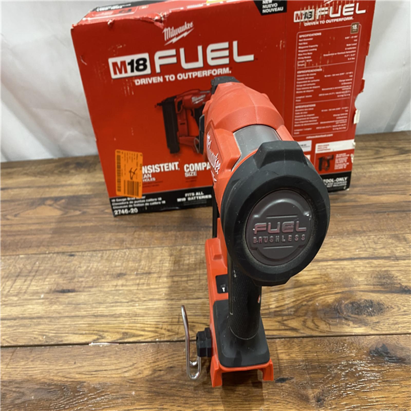 AS-IS Milwaukee M18 FUEL 18 Gauge Brad Nailer