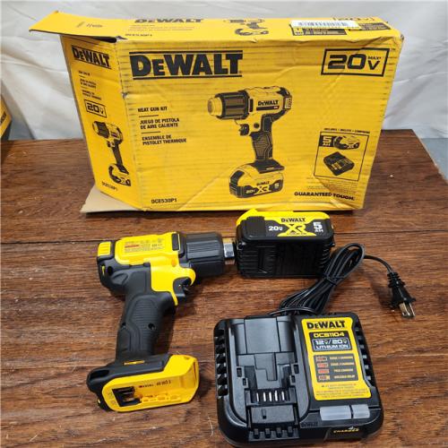 AS-IS DEWALT DCE530P1 20V MAX* Heat Gun Kit