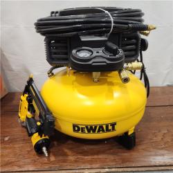 AS-IS 6 Gal. 18-Gauge Brad Nailer and Heavy-Duty Pancake Electric Air Compressor Combo Kit