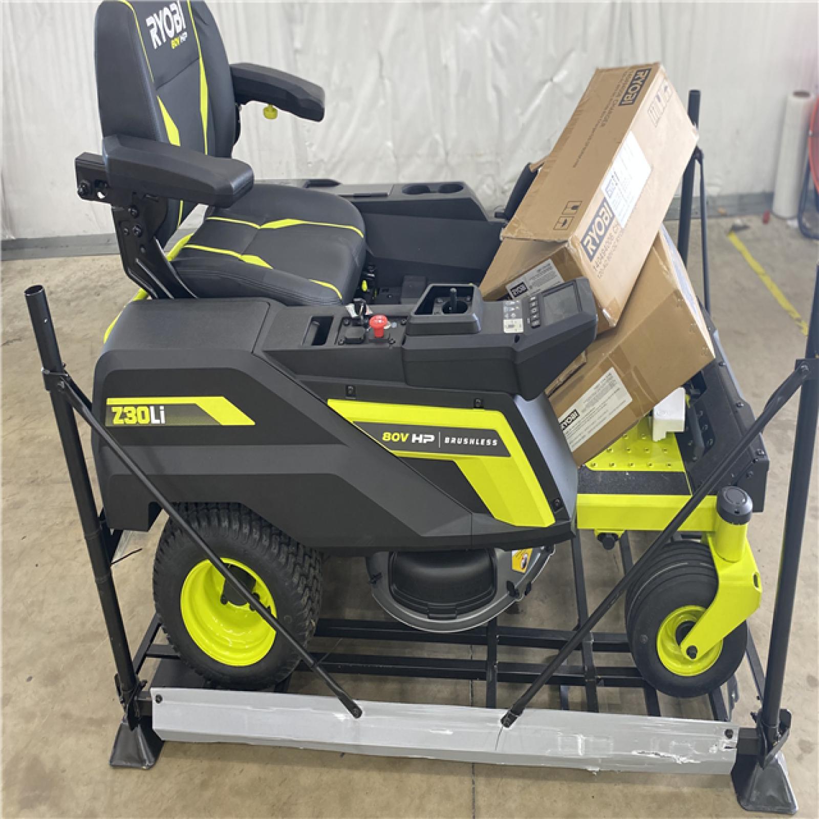 Houston Location - AS-IS Ryobi 80V Brushless Electric Zero Turn Riding Mower