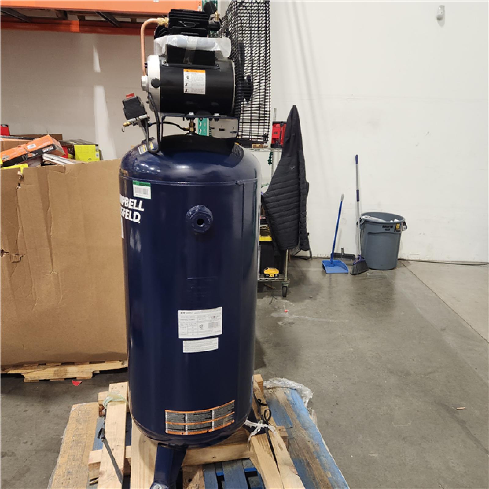 Dallas Location - As-Is Campbell Hausfeld 60 Gallon 2 Stage Air Compressor (XC602100)