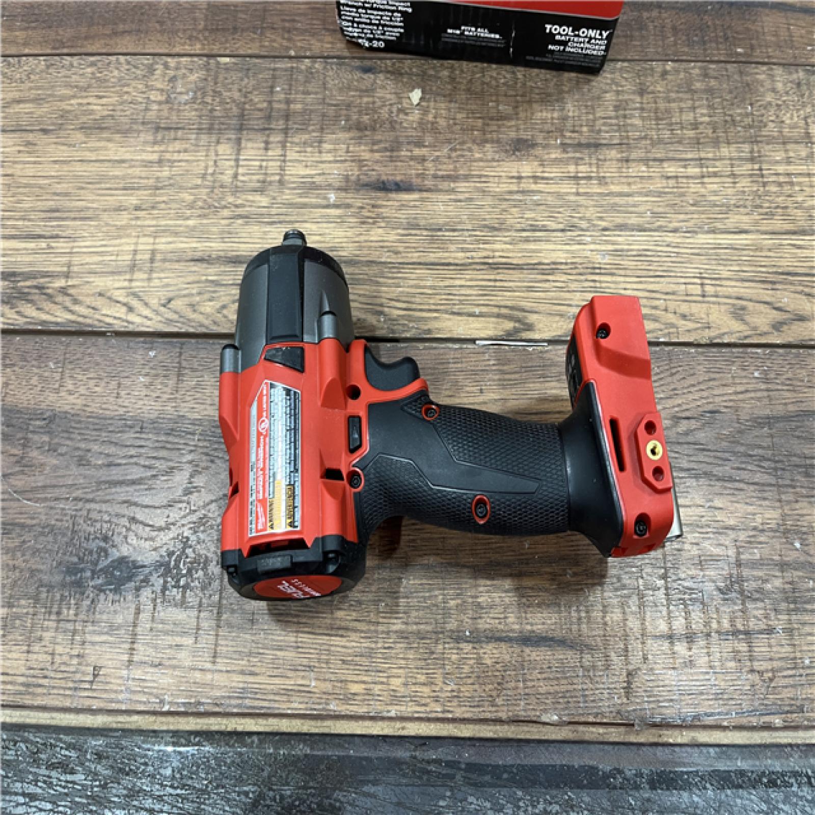 AS-IS Milwaukee M18 18V Fuel 1/2  Mid-Torque Impact Wrench Cordless Lithium-Ion Brushless with Friction Ring 2962-20