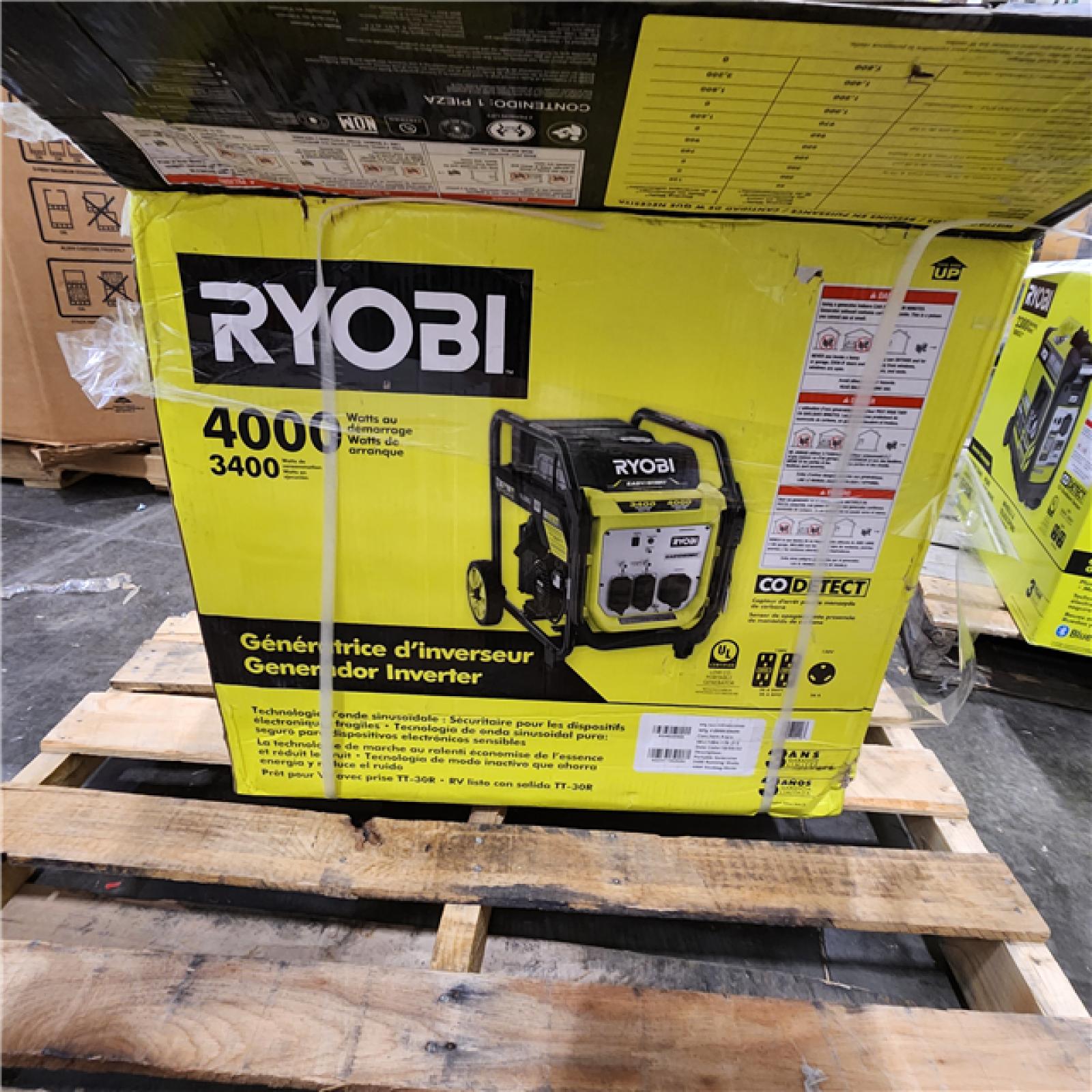 Dallas Location - As-Is RYOBI 4000-Watt Generator