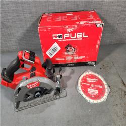 HOUSTON LOCATION - AS-IS (APPEARS LIKE NEW) Milwaukee M18 FUEL 18V Lithium-Ion Brushless Cordless 7-1/4 in. Circular Saw (Tool-Only)