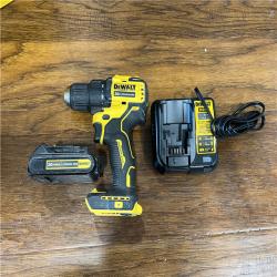 AS-IS DEWALT ATOMIC 20V Max Lithium-Ion Brushless Cordless Compact 1/4 in. Impact Driver Kit with 2.0Ah Battery, Charger and Bag