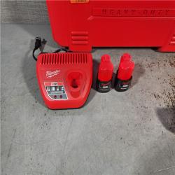 HOUSTON LOCATION - AS-IS (APPEARS LIKE NEW) Milwaukee M12 Force Logic Press Tool 1/2 in. to 1 in. Kit