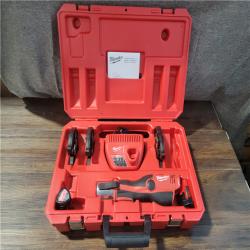 CALIFORNIA AS-IS MILWAUKEE M12 FORCE LOGIC PRESS TOOL 1/2-1 KIT (BATTERIES AND CHARGER INCLUDED)