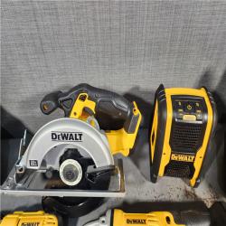 HOUSTON LOCATION - AS-IS (APPEARS LIKE NEW) Dewalt 20V MAX 9-Tool Power-Tool Combo Kit W/ Soft Case Including 2 Batteries & Charger