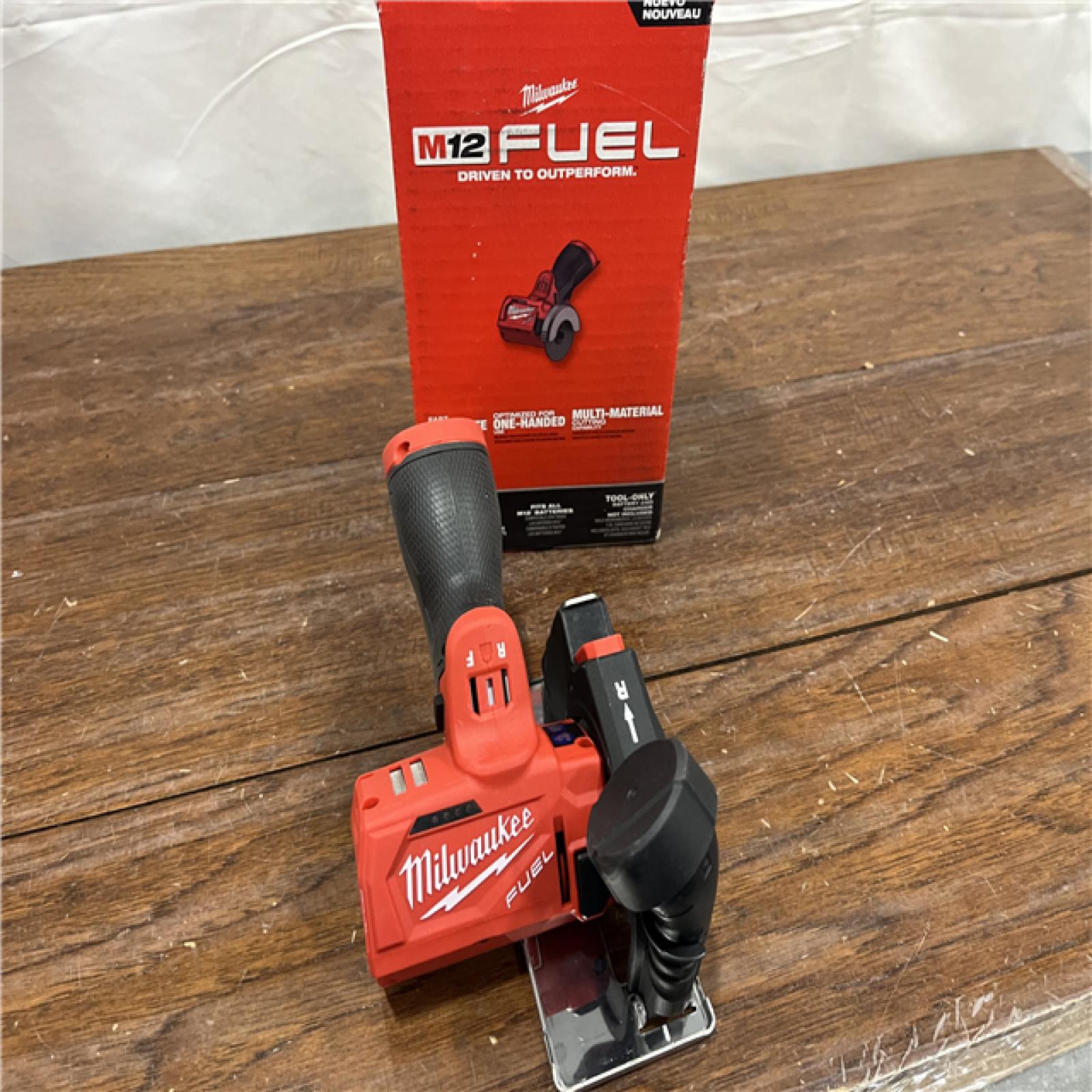 AS-IS M12 FUEL 12V Lithium-Ion Brushless Cordless 3 in. Cut Off Saw (Tool-Only)