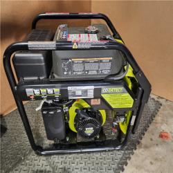 HOUSTON LOCATION - AS-IS (APPEARS LIKE NEW) RYOBI 4000-Watt Recoil Start Gasoline Powered Digital Inverter Generator with CO Shutdown