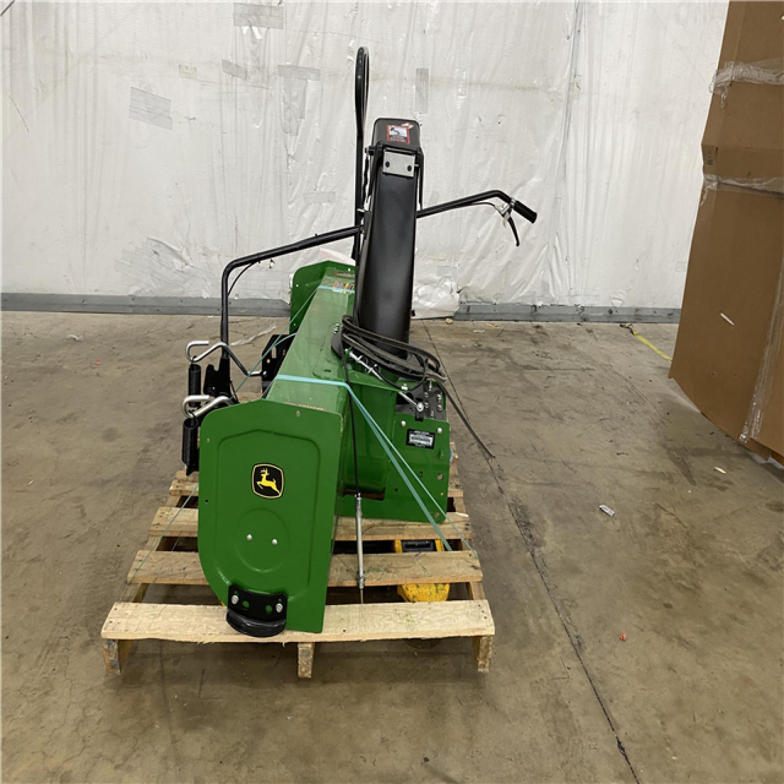 Houston Location - AS-IS John Deere rotating snow blower 44