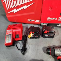 HOUSTON LOCATION - AS-IS (APPEARS LIKE NEW) Milwaukee M18 FUEL 18V Lithium-Ion Brushless Cordless Hammer Drill and Impact Driver Combo Kit (2-Tool) with 2 Batteries