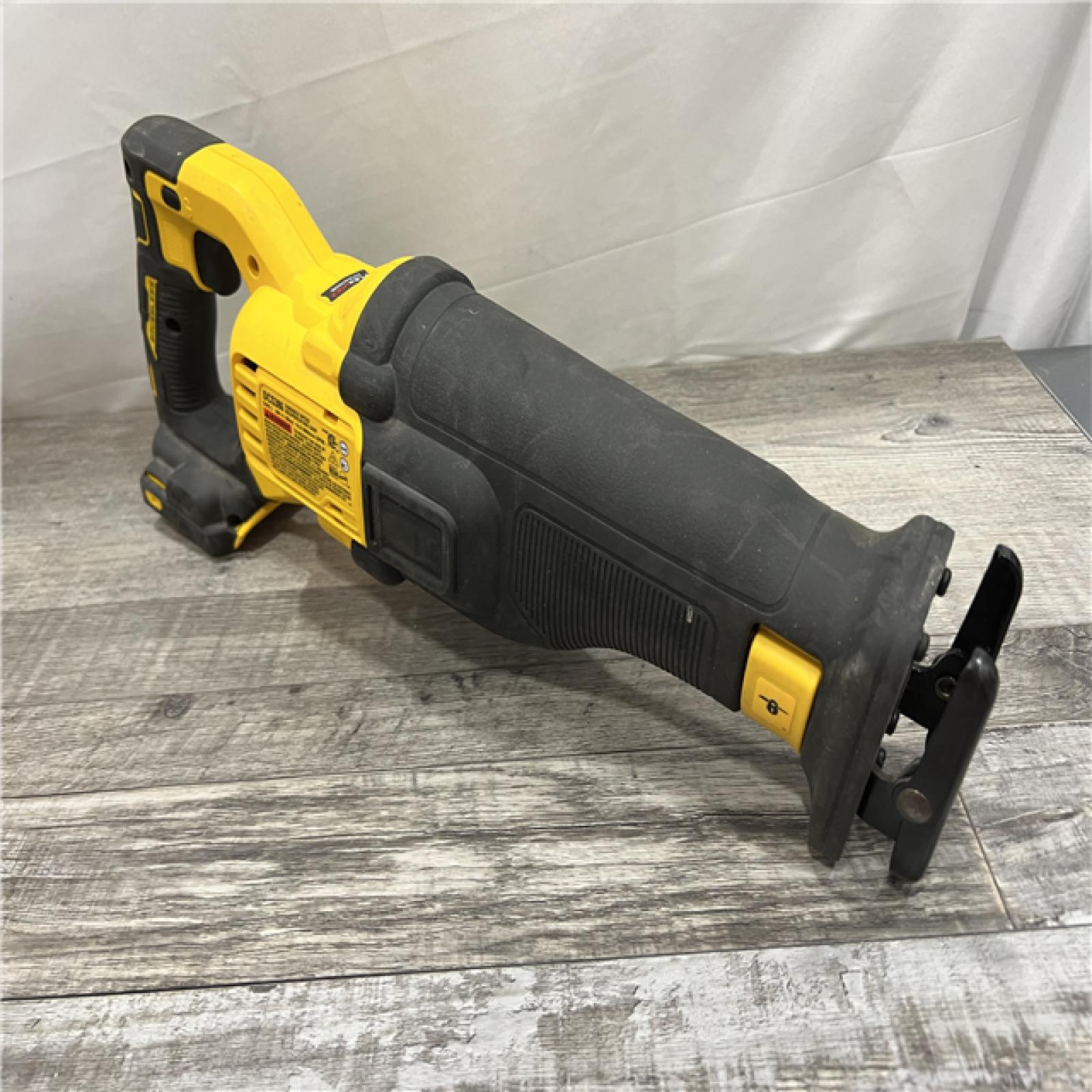 AS-IS DEWALT 20V MAX Lithium Ion Cordless Brushless Reciprocating Saw with FLEXVOLT ADVANTAGE (Tool Only)