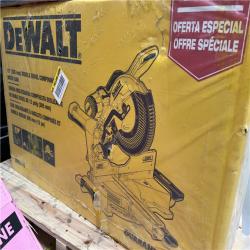 NEW DEWALT 15 Amp Corded 12 in. Double Bevel Sliding Compound Miter Saw, Blade Wrench and Material Clamp