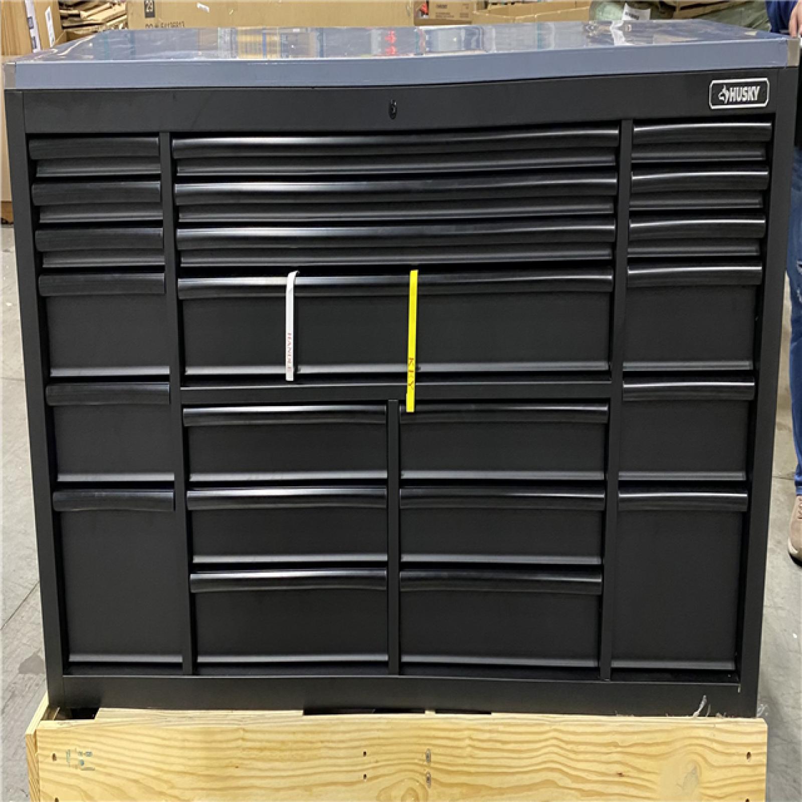 DALLAS LOCATION - HUSKY Tool Storage 84 in. W Heavy Duty Matte Black ...