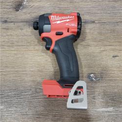 AS-IS Milwaukee 2953-20 18V Lithium-Ion Brushless Cordless 1/4   Hex Impact Driver Bare Tool  Red