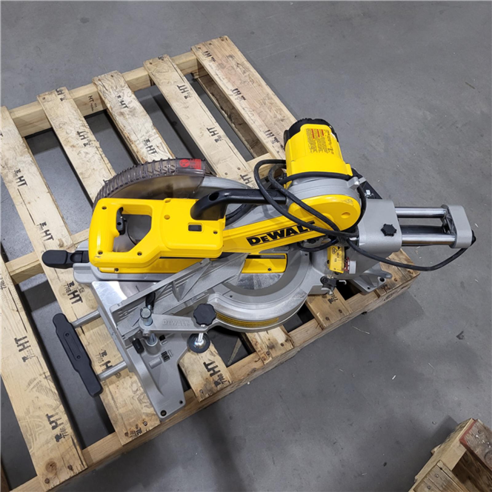 AS-IS 15 Amp Corded 12 in. Double Bevel Sliding Compound Miter Saw with XPS Technology, Blade Wrench and Material Clamp