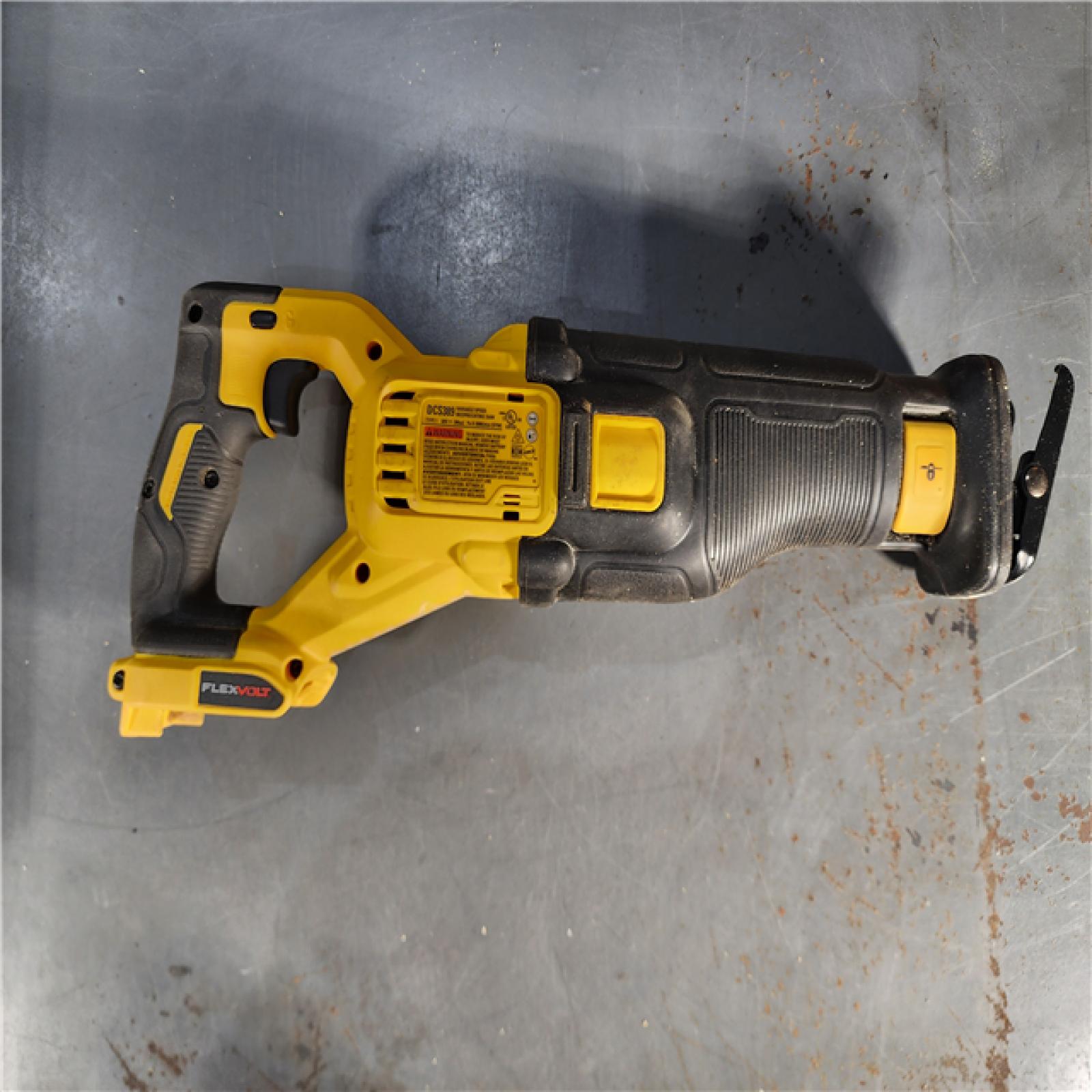 HOUSTON LOCATION - AS-IS DeWalt DCS389B FLEXVOLT 60V MAX Cordless Brushless Reciprocating Saw (Tool-Only)