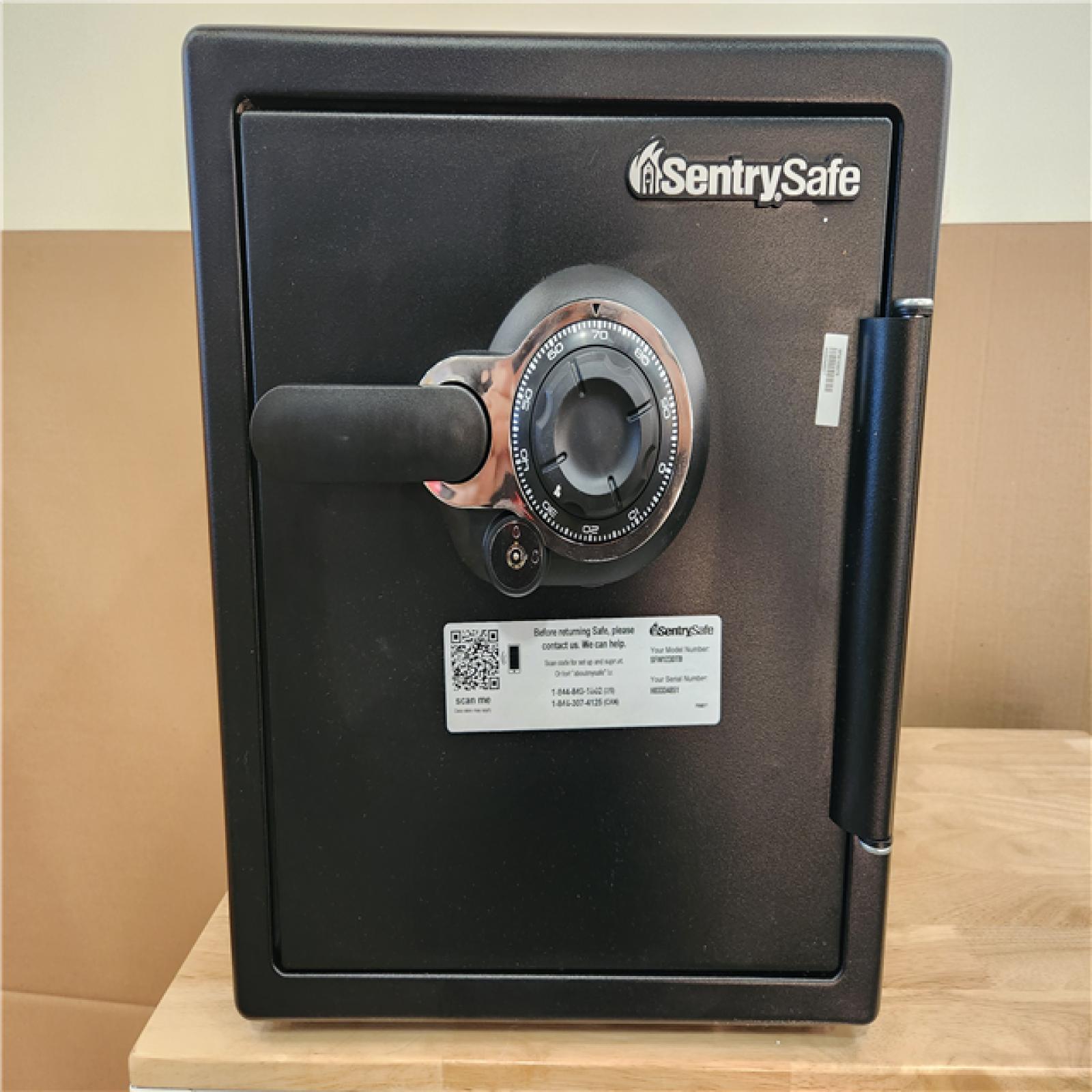 Phoenix Location SentrySafe 1.2 cu. ft. Fireproof & Waterproof Safe with Dial Combination Lock and Dual Key