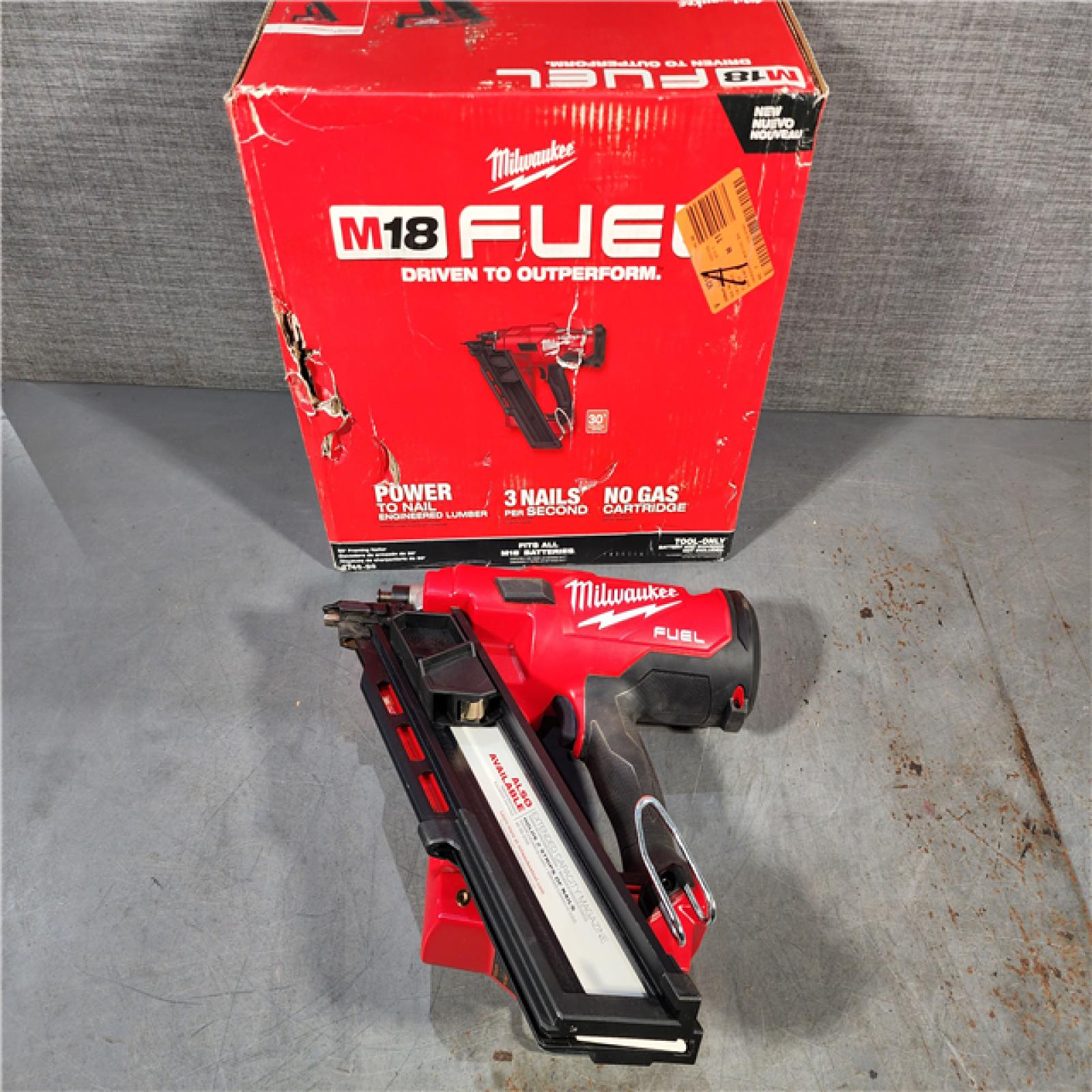 HOUSTON LOCATION - AS-IS (APPEARS LIKE NEW) M18 FUEL 3-1/2 in. 18-Volt 30-Degree Lithium-Ion Brushless Cordless Framing Nailer (Tool-Only)