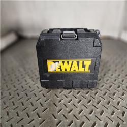 HOUSTON LOCATION - AS-IS (APPEARS LIKE NEW) DEWALT 55 ft. Green Self-Leveling Cross Line Laser Level with (2) AA Batteries & Case