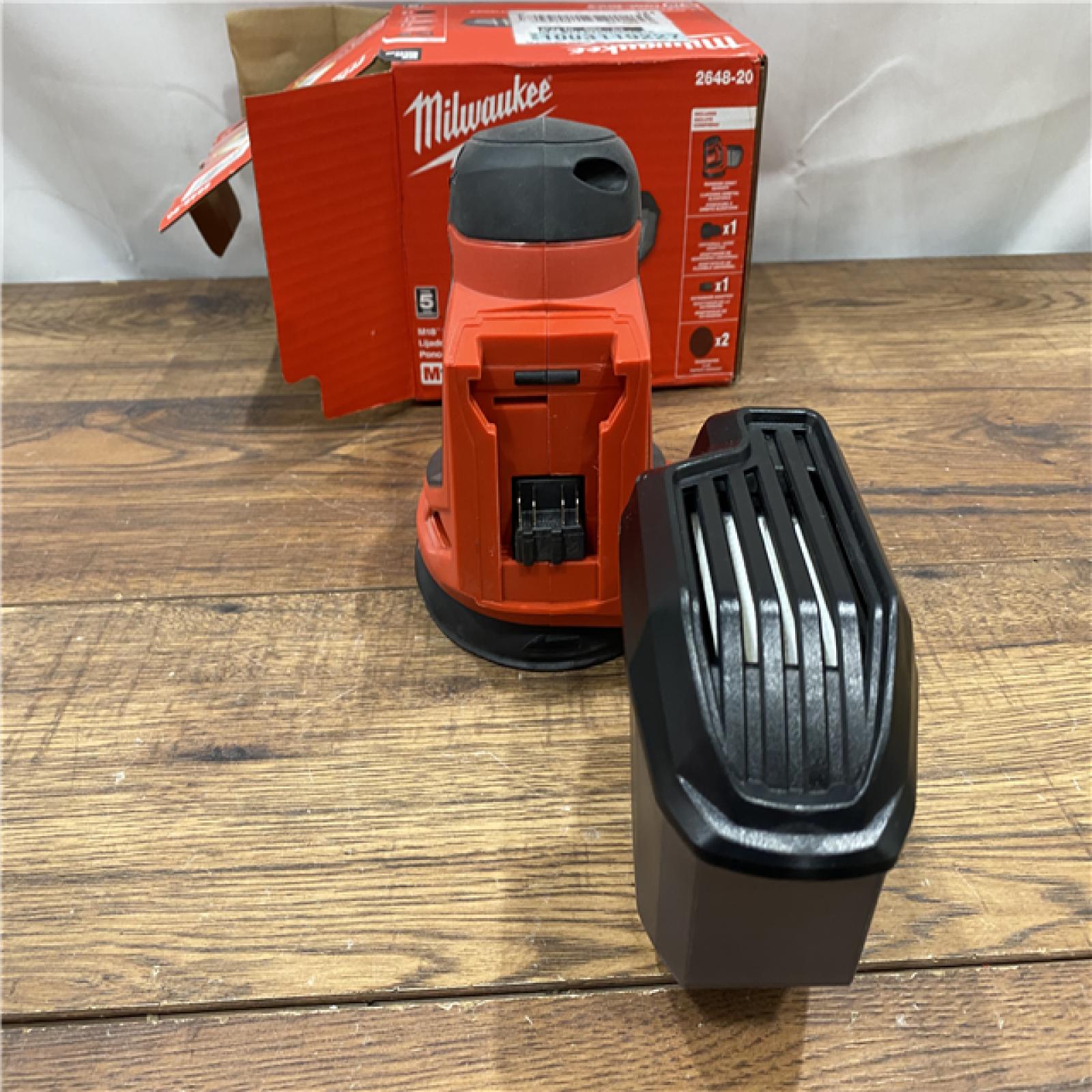 AS IS Milwaukee 2648-20 - M18 5  7000-12000 Opm Cordless Variable Speed Random Orbital Sander