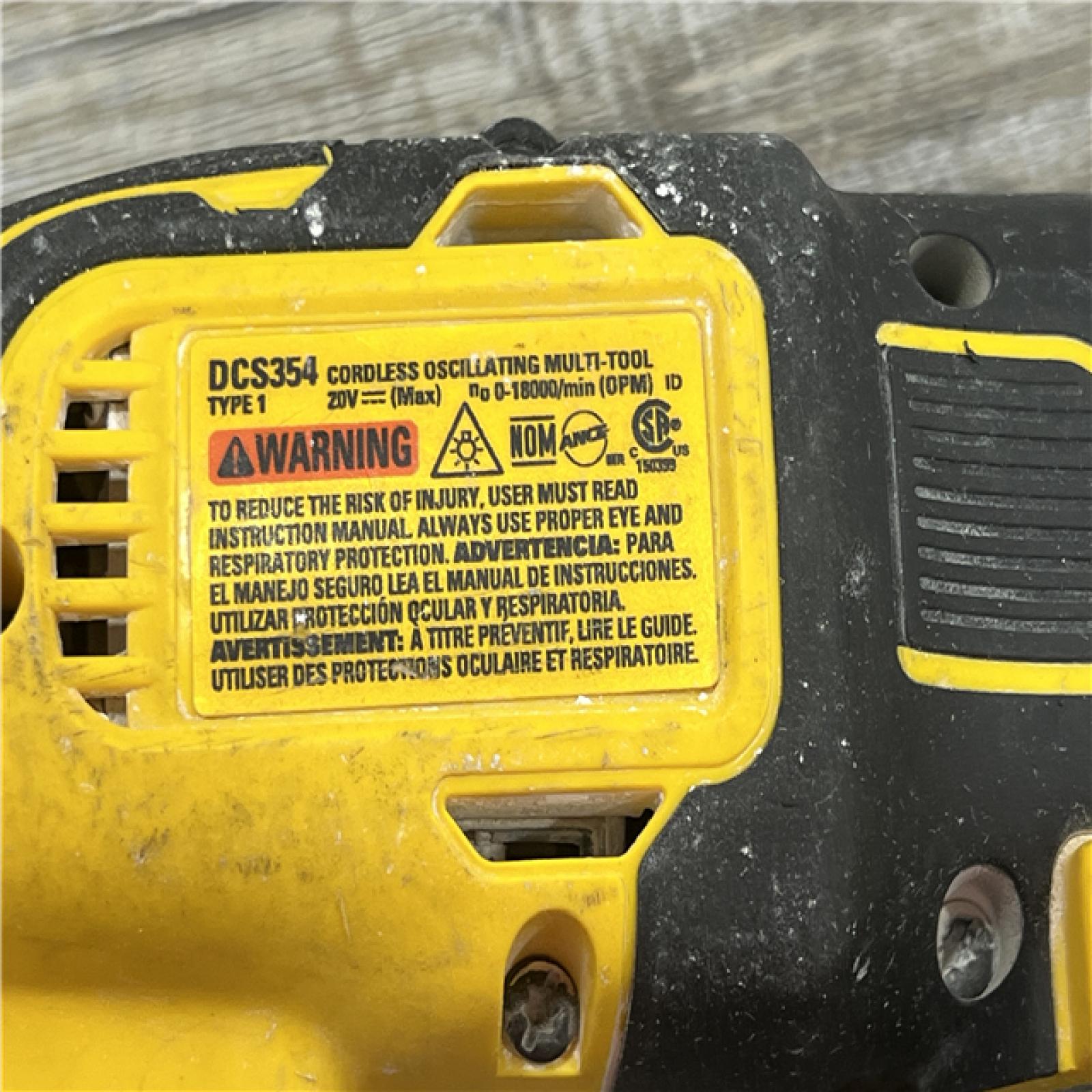 AS-IS DEWALT ATOMIC 20V MAX Cordless Brushless Oscillating Multi Tool (Tool Only)