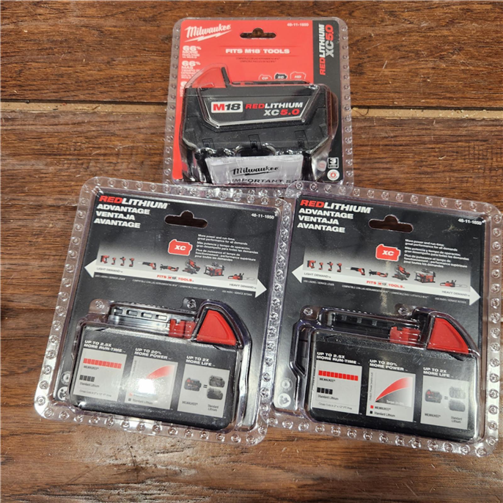 BATTERY Milwaukee (3 PACKS)